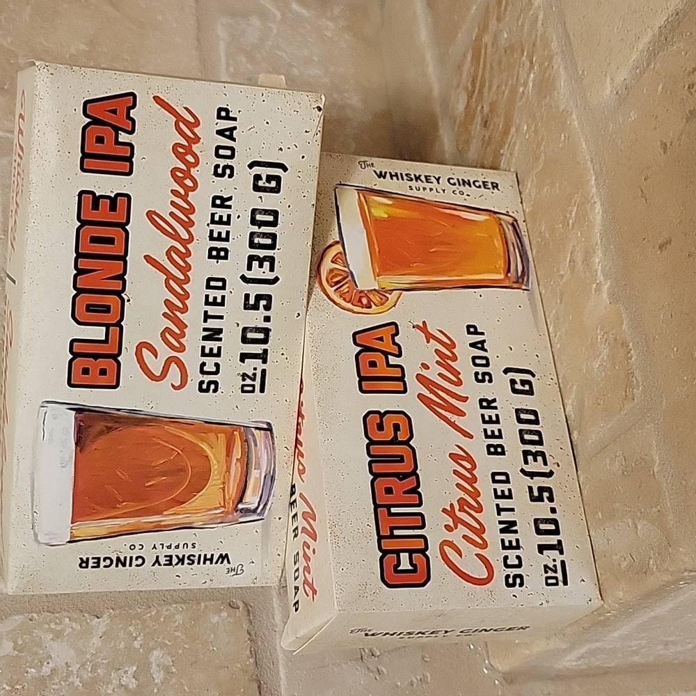 2 x Whiskey Ginger Supply Co. Beer Scented Soap